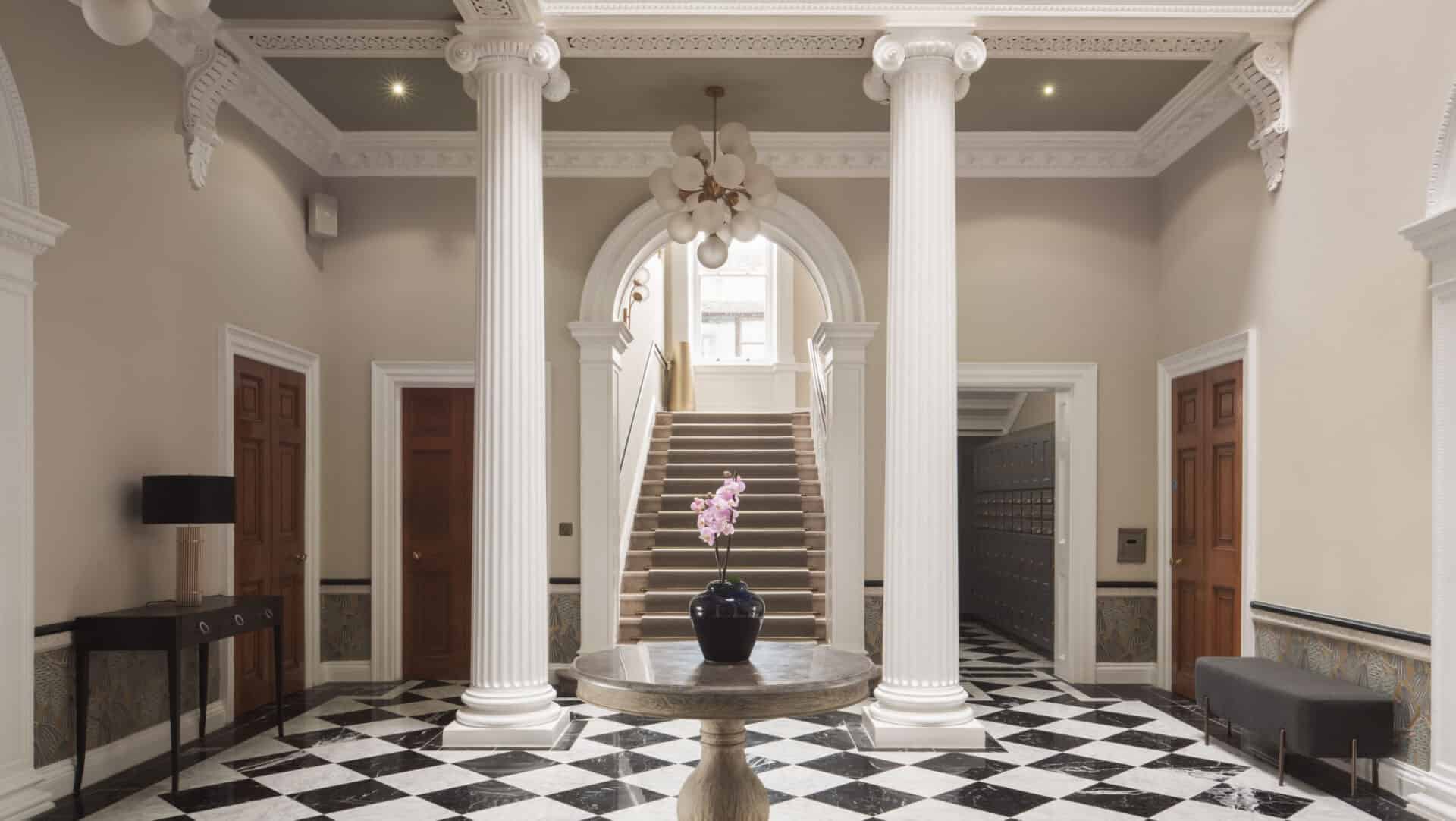 The stunning interior of Winslade Manor, the showpiece lifestyle development by Burrington Estates Ltd